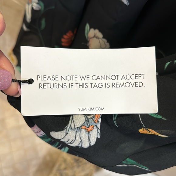 Yumi Kim FLORAL long sleeve dress size XXS - Picture 10 of 11